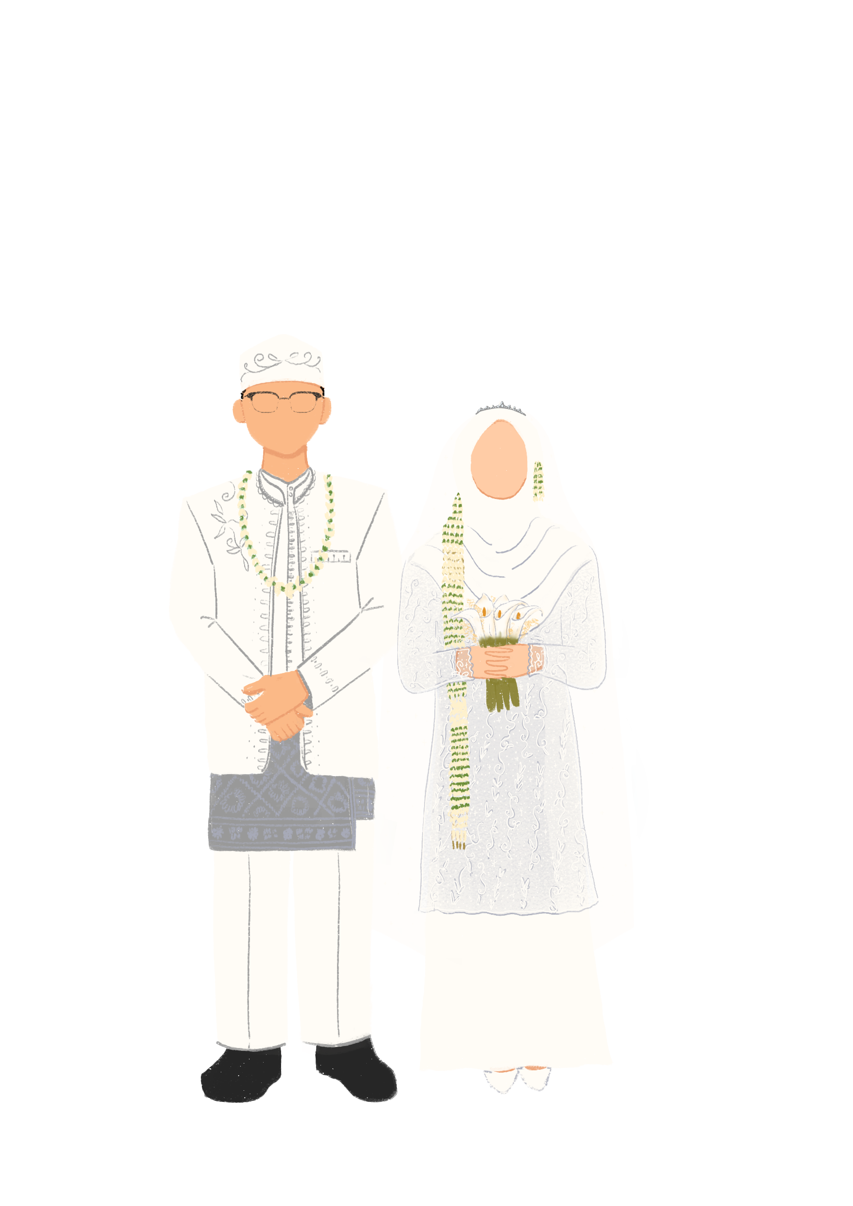 Illustration of the couple